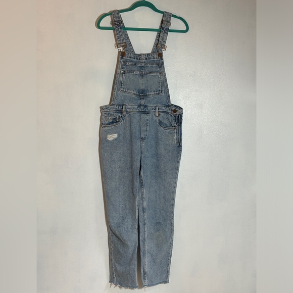Blank NYC Slim Girlfriend Overall Faded Distressed - Picture 2 of 6